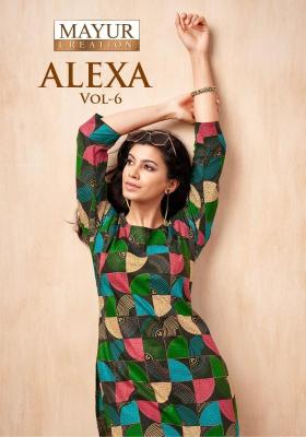 Mayur alexa vol-6 indian kurtis online india