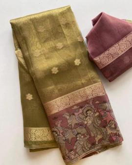 Mesmerising soft tissue silk Wholesale saree dealers in Ahmedabad