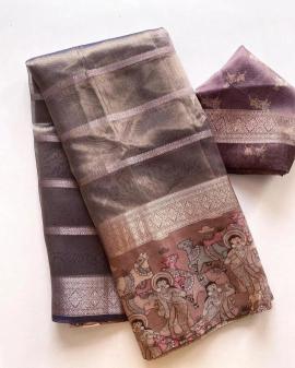 Mesmerising soft tissue silk Wholesale saree dealers in Ahmedabad