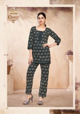 Miss world crazy vol-1 kurti fabric wholesalers in surat