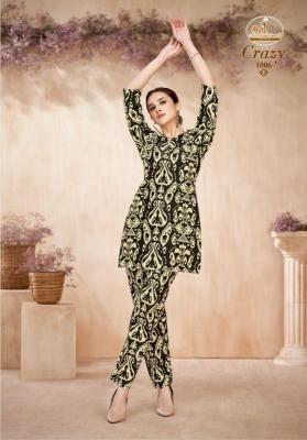 Miss world crazy vol-1 kurti fabric wholesalers in surat