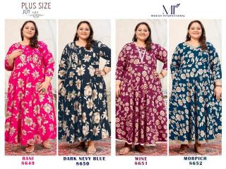 Moksh International plus size joy vol 1 Printed kurtis wholesale