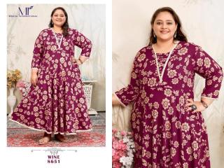 Moksh International plus size joy vol 1 Printed kurtis wholesale