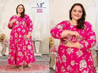 Moksh International plus size joy vol 1 Printed kurtis wholesale