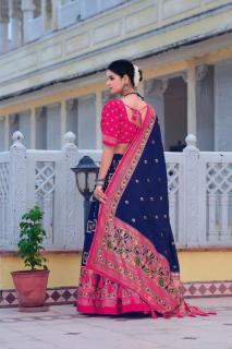Mor Tussar Silk lehenga wholesale market in ludhiana