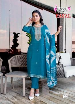 Mystic9 payal vol 1 Surat kurti manufacturers and suppliers