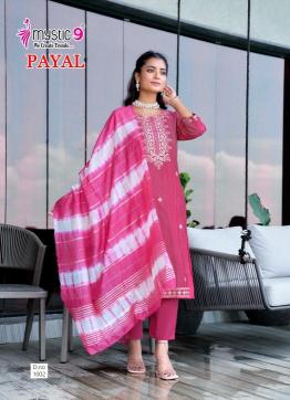 Mystic9 payal vol 1 Surat kurti manufacturers and suppliers