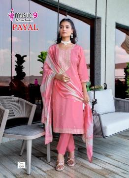 Mystic9 payal vol 1 Surat kurti manufacturers and suppliers