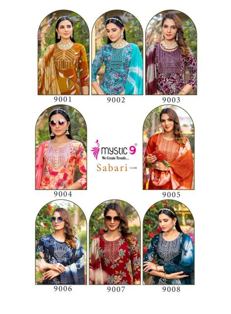 Mystic9 sabri vol 9 Kurti wholesalers in Mumbai