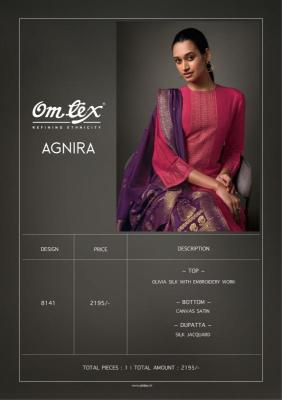 Omtex agnira Unstitched dress material wholesale