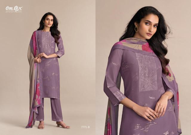 Omtex jhilmil Dress material manufacturers in India