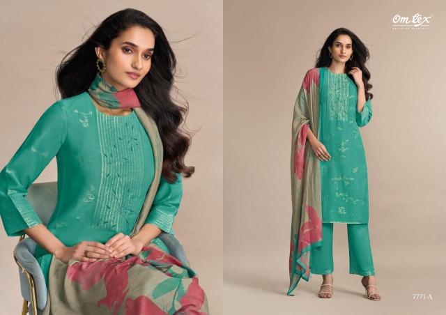 Omtex jhilmil Dress material manufacturers in India