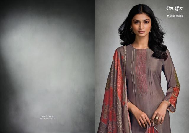 Omtex meher mode Designer dress materials in ahmedabad