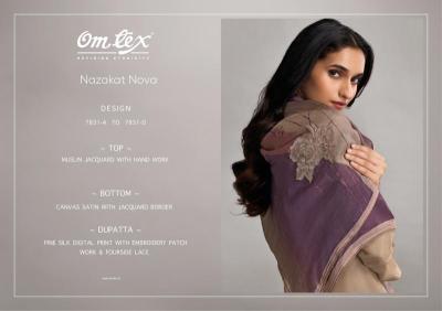 Omtex nazakat nova Dress material wholesale online