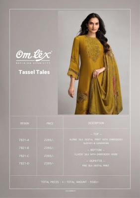 Omtex tassel tales alpine Surat dress material market