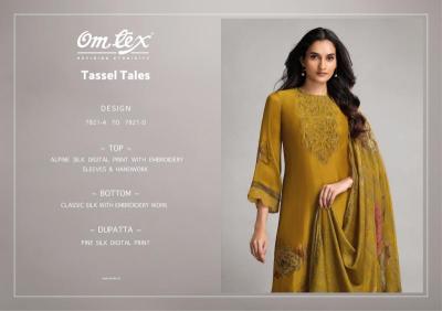 Omtex tassel tales alpine Surat dress material market