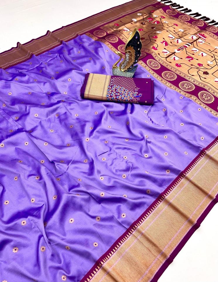 Onam festival special hansraj paithani silk Party wear sarees in Ahmedabad
