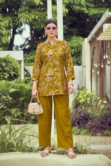 Ossm honey Rayon kurtis wholesale