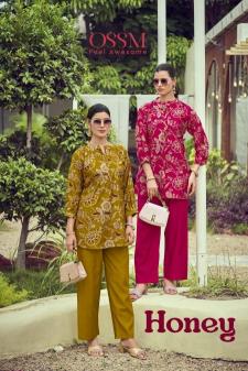 Ossm honey Rayon kurtis wholesale