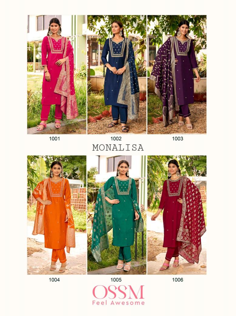 Ossm monalisa vol 5 Kurti wholesale market in Gujarat