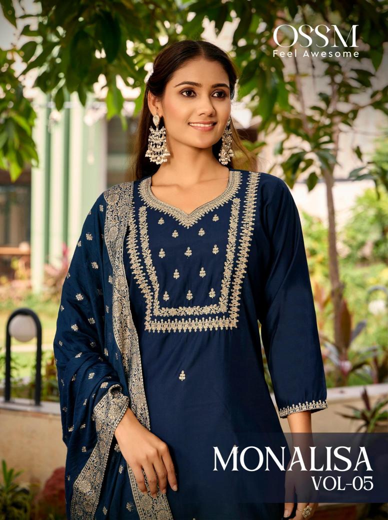 Ossm monalisa vol 5 Kurti wholesale market in Gujarat