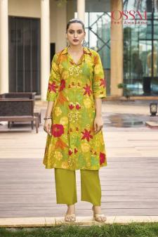 Ossm rosy rainbow themed indian kurtis