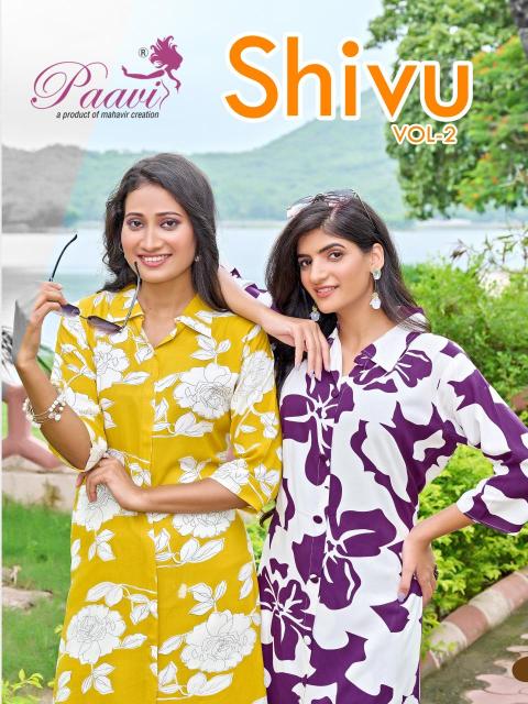 Paavi shivu vol 2 Wholesale kurti suppliers in Surat