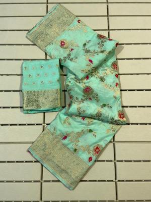 Pure banarasi khadi georgette silk Designer sarees wholesale