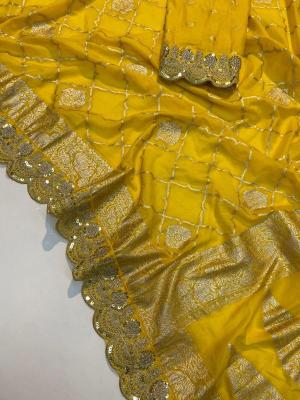 Pure crepe khadi silk Saree wholesale price