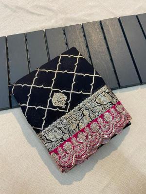 Pure crepe khadi silk Saree wholesale price