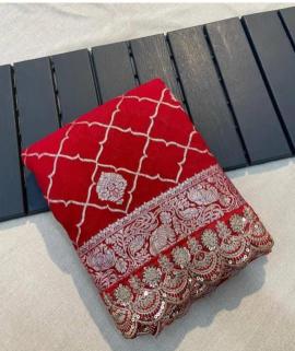 Pure crepe khadi silk Saree wholesale price