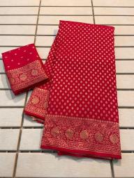 Pure khadi georgette silk  Printed sarees wholesale Mumbai