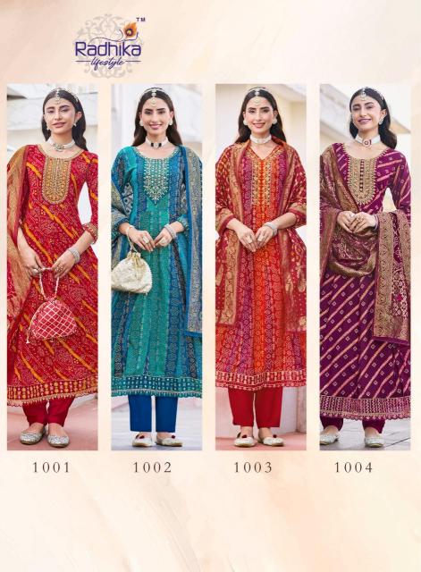 Radhika lifestyle elegance vol 1 Kurti exporters in Kolkata