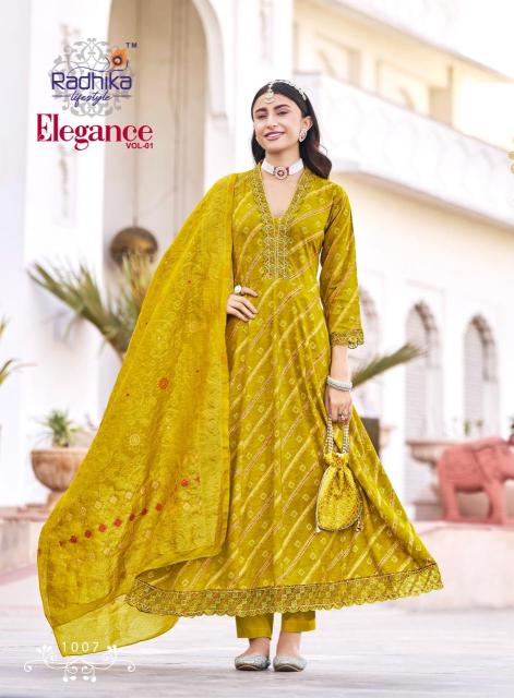 Radhika lifestyle elegance vol 1 Kurti exporters in Kolkata