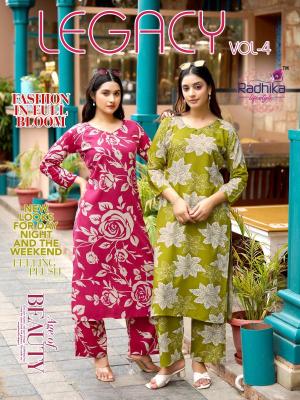 Radhika lifestyle legacy vol 4 klang indian kurtis