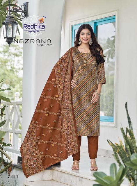 Radhika lifestyle nazrana vol 2 indian kurti tops for ladies