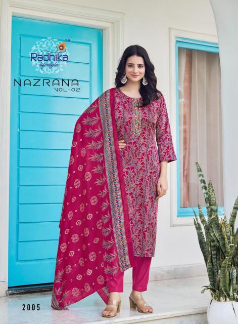 Radhika lifestyle nazrana vol 2 indian kurti tops for ladies