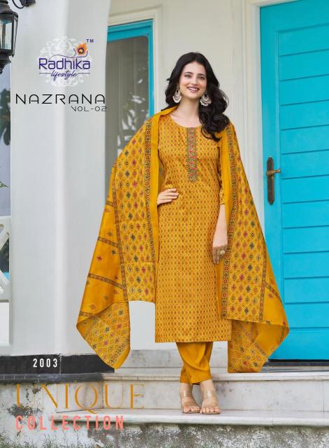 Radhika lifestyle nazrana vol 2 indian kurti tops for ladies
