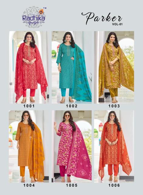 Radhika lifestyle parker vol 1 Kurti bulk order online