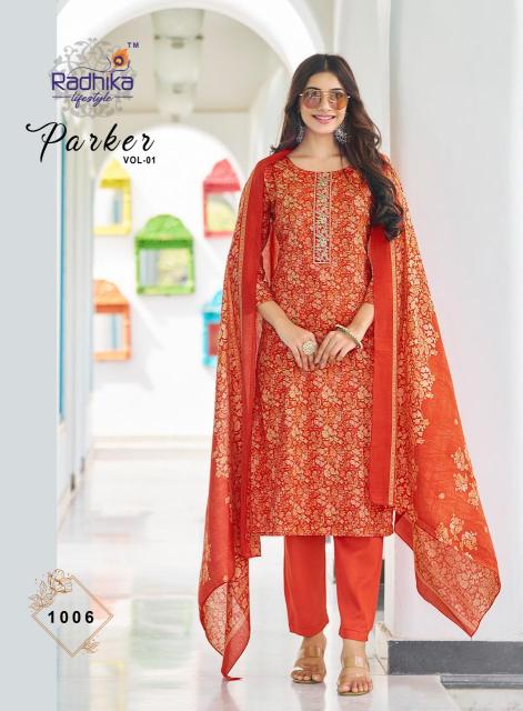 Radhika lifestyle parker vol 1 Kurti bulk order online
