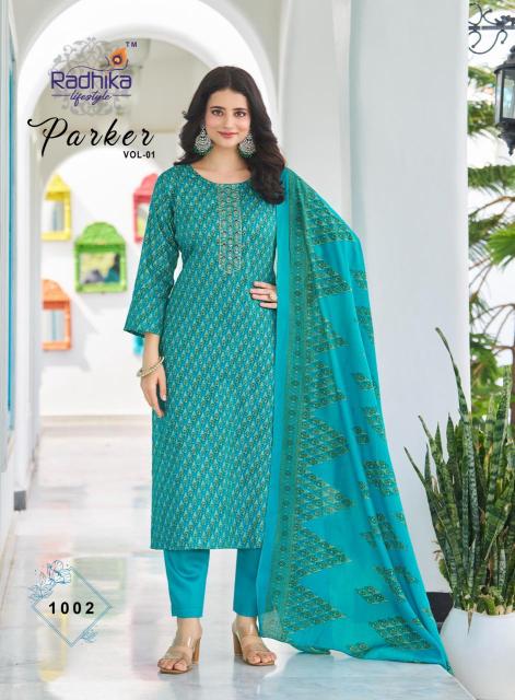 Radhika lifestyle parker vol 1 Kurti bulk order online