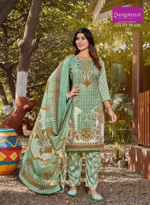 Rangmaya goldy pearl indian kurti style dress