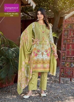 Rangmaya goldy pearl indian kurti style dress