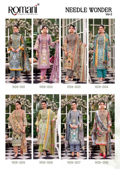 Romani needle wonder vol 2 Dress material manufacturer