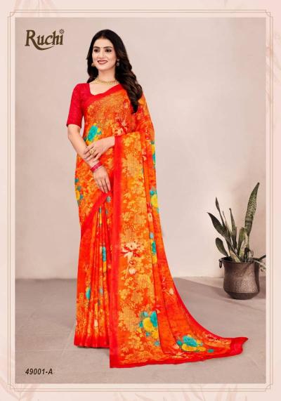 Ruchi Star Chiffon 201 Saree suppliers in India