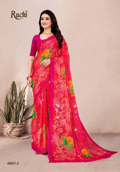 Ruchi Star Chiffon 201 Saree suppliers in India