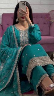 Sahiba AC-7028 pure chinon Buy designer Kurtis online