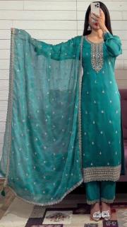 Sahiba AC-7028 pure chinon Buy designer Kurtis online