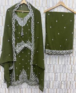 Sahiba d.no-AC-7057 fox georgette Salwar Kameez distributors in Gujarat