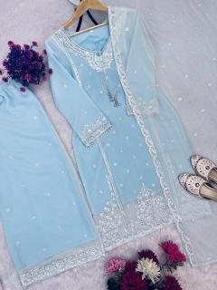 Sahiba d.no-AC-7057 fox georgette Salwar Kameez distributors in Gujarat